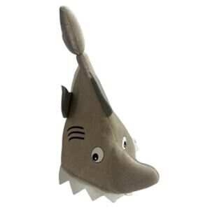 Costume USA Adult Gray Shark Costume Hat Plush Novelty with Teeth One Size